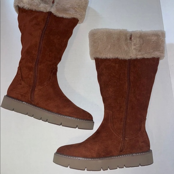 (NWD) Midnight Velvet Cozy Tall Four Suede WMNS Boots SZ: 9 - Picture 3 of 10